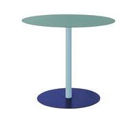 Remember Table d'appoint Rondo Sky en métal Ø 48 cm | Table ronde, design tricolore, pour canapé et fauteuil, pied en métal stable, design moderne