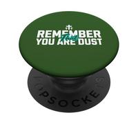 Remember That You are Dust Verse de la Bible PopSockets PopGrip Adhésif