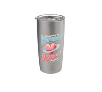 Remember To Spread Love Anywhere Gobelet isotherme en acier inoxydable double paroi