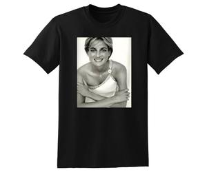 Remembering Princess Diana T Shirt rip Photo Poster Tee Black XXL