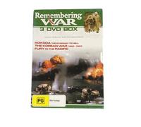 Remembering War 3 Box Set (Kokoda) (The Korean War) (Fury) Dvd