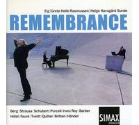 Elgnes – Remembrance. Tveitt, Fauré, Schubert, Quilter : œuvres pour piano, voix et électronique