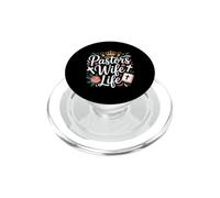 Remerciement à l'épouse du Pasteur Première Dame, épouse de Pasteur Afro PopSockets PopGrip pour MagSafe