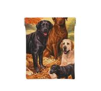 Remerciement du Chien Golden Retriever du Laboratoire du Labrador d'automne, Sac de Rangement pour Femmes, Portefeuille supérieur à Presser, Petit Porte-Monnaie, Pochette de Changement