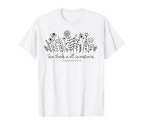 remercier en Toutes circonstances Christian Aime Dieu et Jésus T-Shirt