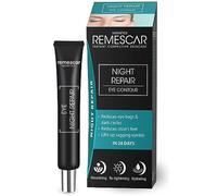 Remescar Crème de Nuit Régénératrice Contour des Yeux 20ml - Réduit Rides, Cernes, Poches & Pattes d'Oie - Soin Réparateur Nuit pour Paupières Relâchées - Hydrate & Rafraîchit la Zone Contour des Yeux