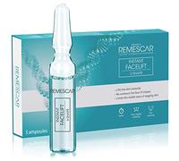 Remescar Instant Facelift V-Shape 5 Ampoules - Technologie Microneedling avec Peptides et Microalgues de Mer Profonde Pour Raffermir la Peau, Resserrer la Mâchoire et Réduire les Joues de Hamster