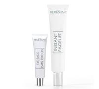 Remescar Poches & Cernes + Crème Liftante Instantanée - Duo Anti-Âge Effet Immédiat - Réduit Poches, Cernes & Relâchement - Lifting Visage en 5 Minutes - Résultats Jusqu’à 8 Heures