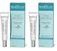Remescar Poches et Cernes 8ml - Crème Anti-Poches et Anti-Cernes Effet Immédiat - Atténue les Cernes et Décongestionne le Contour des Yeux - Soin Instantané pour un Regard Défatigué (Lot de 2)