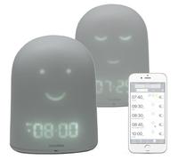 UrbanHello Réveil enfant REMI – Veilleuse, Babyphone & suivi du sommeil – Gris