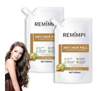 Remimpi Anti Hair Fall Hair Treatment Shampoo Oil Control, Remimpi Anti-Hair Fall Hair Loss Shampoo, Anti Hair Loss Anti Rambut Rontok Ketombe Herba Extract 300ml (2 Pcs)