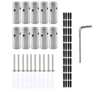 Remingtape 1 ensemble de treillis de fil pour extérieur, fixation en acier inoxydable 316, treillis de fil mural vert, kit de treillis de fil d'extérieur -B