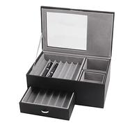 Remingtape 1 trousse de luxe à 2 couches en polyuréthane, transparente, collection B, Noir