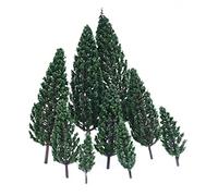 Remingtape 10 pièces 1,9-6,3 - Train Set Modèle Paysage Pyramidal Baeume Échelle 1/50