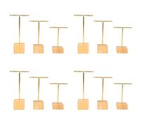 Remingtape 12 Pièces Mode T-Bar Présentoir Support de Support Boucles d'oreilles Suspendus Organisateur Ensemble de