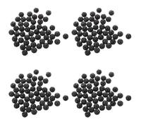 Remingtape 200 Pcs 18mm Diametre Noir Boules Biologiques pour Aquarium Filtre de Bassin