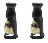 Remingtape 2X Brosse à Barbe En Bois à Poils de Sanglier Doux, Outil de Rasage pour Coiffeur, Kit de Peigne à Moustache pour