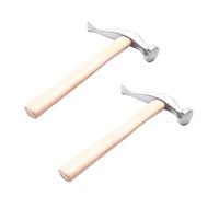 Remingtape 2X Cordonnier Marteau de Réparation de Chaussures Manche en Bois Outil pour Chaussures de Réparation de Chaussures de Réparation de Chaussures en Cuir