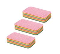 Remingtape 3PCS Bloc Éponge de Nettoyage en Microfibre Multicouche pour la Cuisine, Éponge Microfibre Pelable