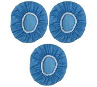 Remingtape 3Pcs Bonnet de Douche Imperméable Domestique, Bonnet de Bain, Ensemble de Cheveux de Bonnet de Douche élastique pour Hôtel (Bleu Ciel)