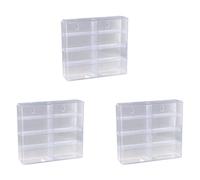 Remingtape 3X 1:64 pour Boîte D'Affichage Hot Wheel Modèle de Voiture Support D'Armoire à pour Voitures Hotwheel Stockage Moulé sous Pression Boîte D'Affichage Anti-Poussière B