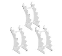 Remingtape 3X Acrylique Présentoir 6 Fentes, Sourcil Stylo Crayon Maquillage Pinceau Rack Organisateur Titulaire pour Home Utilisation, Clair