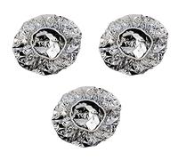 Remingtape 3X Bonnet de Douche Isolation Thermique Feuille D'Aluminium Chapeau Bonnet de Bain élastique pour Les Femmes Salon de Coiffure Salle de Bain-Argent