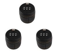 Remingtape 3X Bouteille en Plastique Verrouillage du Mot Passe Serrure Combinaison Bouchon Vin Prise Vide Dispositif Conservation