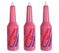 Remingtape 3X Flair Bartender Bartending Pratique Bar Pub Bouteille de Vin Cocktail Shaker - Rose