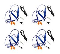 Remingtape 4X Bouchons d'oreille Écouteur Bluetooth pour Travail, Suppression du Bruit, Protection Auditive, Chantiers de Construction, Endroits Bruyants Bleu