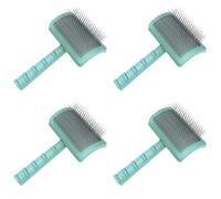 Remingtape 4X Brosse à Lisser Ferme pour Chiens - Brosse à Lisser Extra Longue pour Chien de Grande Taille, Brosse MéTallique et DéMêLage (Vert)