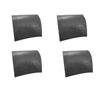 Remingtape 4X Protecteur D'Appui-Tête en Simili Cuir Antidérapant pour Fauteuil Inclinable, Housse D'Appui-Tête pour Housses de Meubles Noir