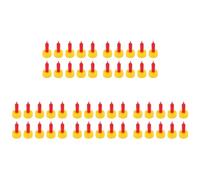 Remingtape 50 Pièces Séries Lait Boisson Mamelon Sucette en Silicone pour Tétine Alimentation Agneau Mouton Chiot Chien Veau Facile Une Vis sur Coke de Sprite Bouteille