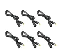 Remingtape 6 pièces 5,5 mm x 2,1 mm prise CC mâle vers câble d'extension longueur du câble de connexion : 1,2 m