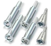 Remingtape 6 pièces. Outil de dénudage et de torsion de câble 3/5 voies, outil de torsion de fil, comme indiqué sur la photo, coupe-fil métallique et outil de torsion, embout de torsion de fil