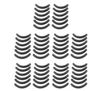 Remingtape 60 Pièces de Tapis Remplacés de Pince de Cils Outils de Maquillage en Caoutchouc Noir