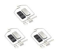 Remingtape 6X Rétroviseur en Métal pour 1/10 Voiture sur Télécommandée TRX4 D90 SCX10 1/14 Truck Man Pièces de Mise à Niveau