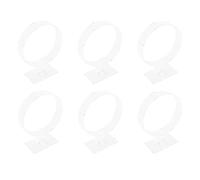 Remingtape 6X Support de Bandeau Acrylique, Accessoires pour Cheveux, Présentoir de Bandeau, Support de Transparent