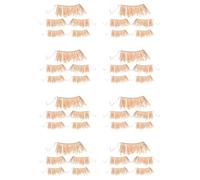 Remingtape 8X Kit D'ÉPouvantail Accessoires de Costume D'ÉPouvantail Décoration Cou Bras et Attaches de Cheville pour Accessoire de Fête Décoration d'halloween
