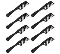 Remingtape 8X Noir Double RangéE Dent EnchevêTrement Peigne à Cheveux Peigne à Shampooing avec PoignéE pour la Longue Chanson Convient pour les Cheveux MouilléS