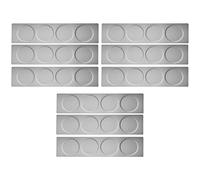 Remingtape 9X Pots à épices Magnétiques Support Pots à épices en Acier Inoxydable Base de Plaque Murale Base Fixée AU Mur pour Boîtes à épices Magnétiques