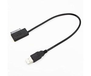 Remingtape Adaptateur USB PC 6P+7P CD DVD Rom vers USB 2.0 Slimline 13 broches Câble de lecteur pour PC, ordinateur portable et notebook 35 cm