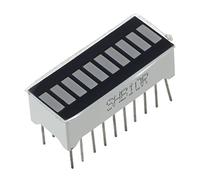 Remingtape Barre LED rouge à 10 segments - Affichage graphique