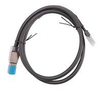 Remingtape Câble adaptateur Mini SAS HD vers Mini SAS 36 broches SFF-8644 vers SFF-8087 12 Gbps 3,33TF/1M/1