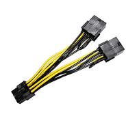 Remingtape Câble d'alimentation 8 broches vers double 8 broches (6 + 2) pour GPU K80 M40 M60 P40 P100