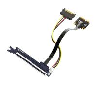 Remingtape Câble de transmission PCIE 3.0 1X vers 16X - Câble d'extension PCI-E X1 vers Mini PCI-E - Pour carte son et carte graphique