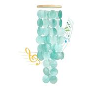 Remingtape Carillons éoliens pour l'extérieur - Coquillage - Style côtier - Décoration pour l'intérieur et l'extérieur - Décoration de jardin - Idéal pour les femmes