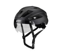 Remingtape Casque de vélo pour adulte - Microcoque - Pour homme et femme - Ajustement recommandé avec pare-brise - 57-62 cm - Pour le cyclisme - Noir