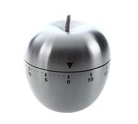 Remingtape Compte à rebours en acier inoxydable 60 minutes pour la cuisine - Alarme mécanique - En forme de pomme