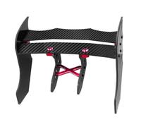 Remingtape Diffuseur en fibre de Prend en charge le cadre de support de l'aile pour F1 Limitless 1/7 RC Auto Upgrade, Rouge